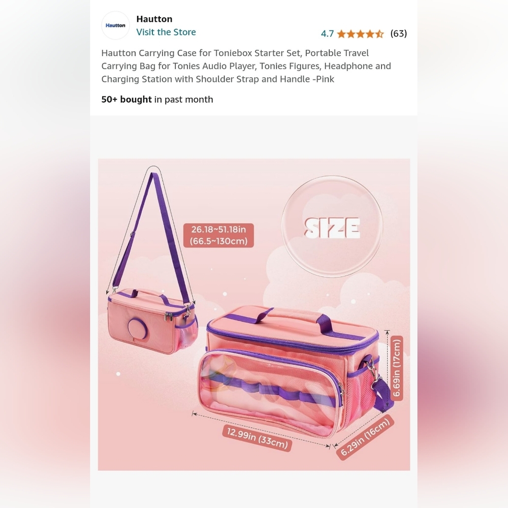 Hautton Carrying Case for Toniebox Starter Set